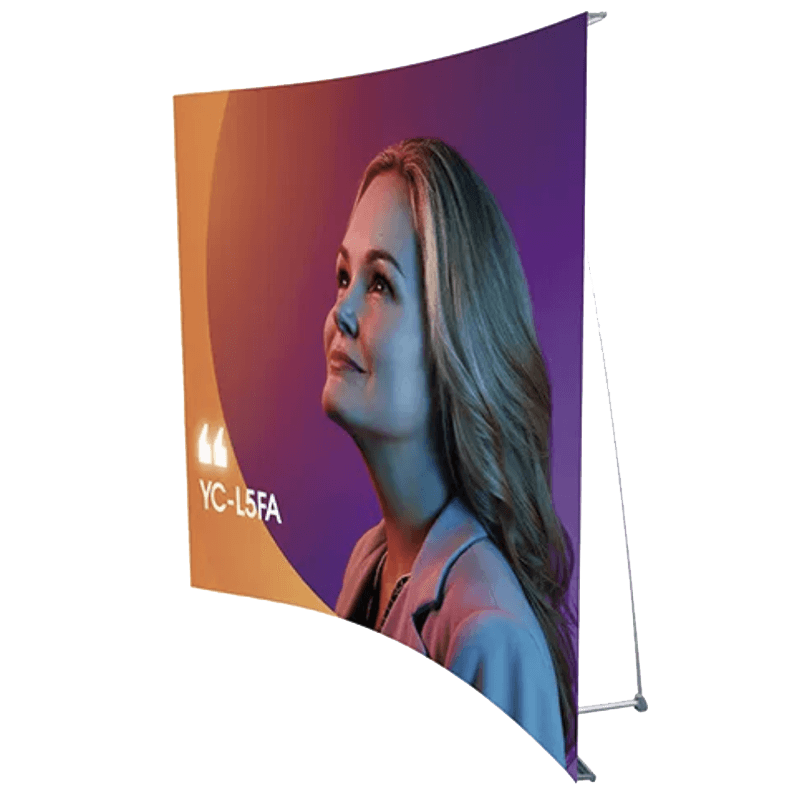 シームレスLバナースタンド(カーブ/ストレート 2WAYタイプ)